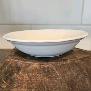 Federalist ironstone white coupe bowl